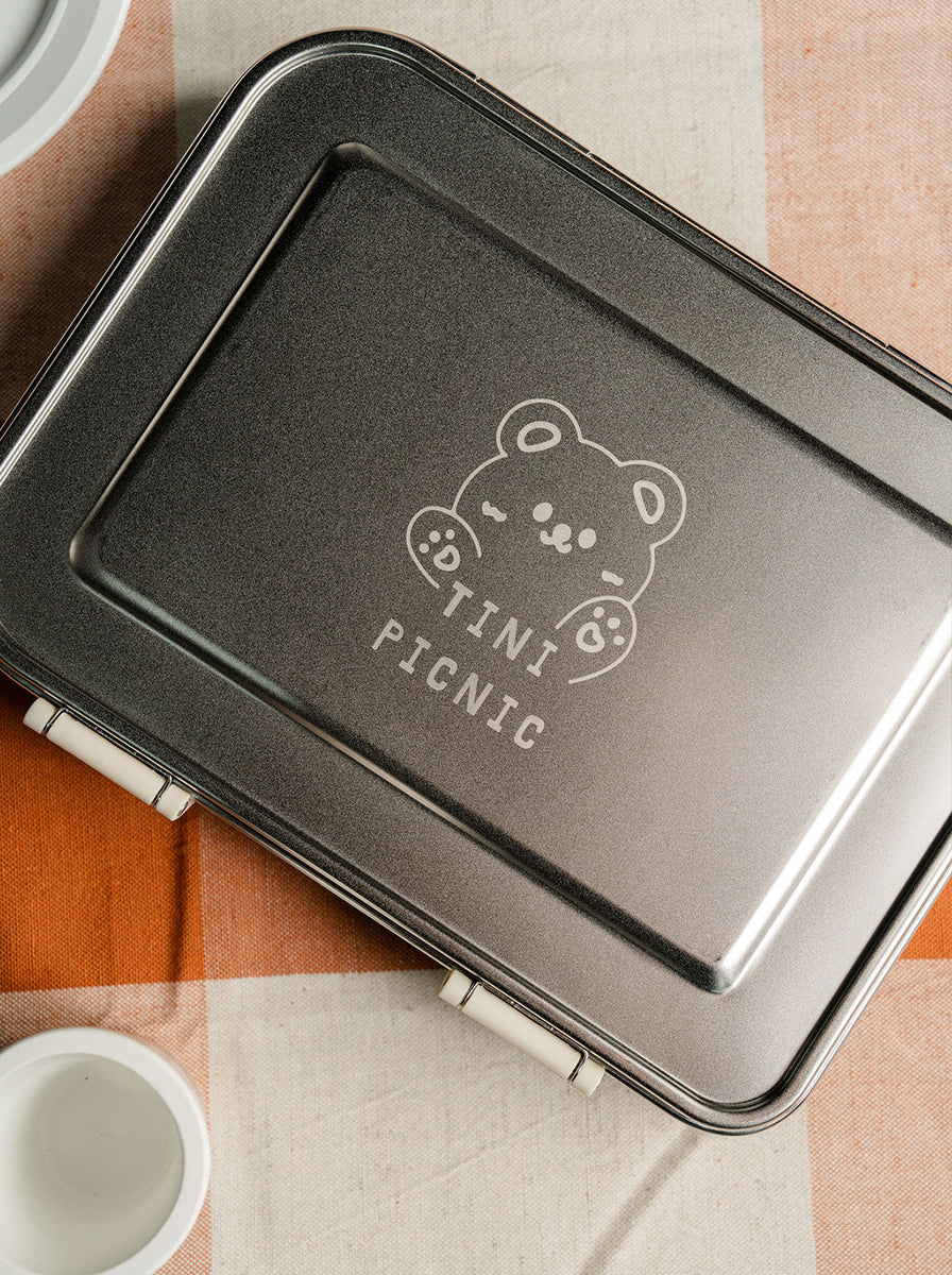 ⁠Tinipicnic Beige - Bear design