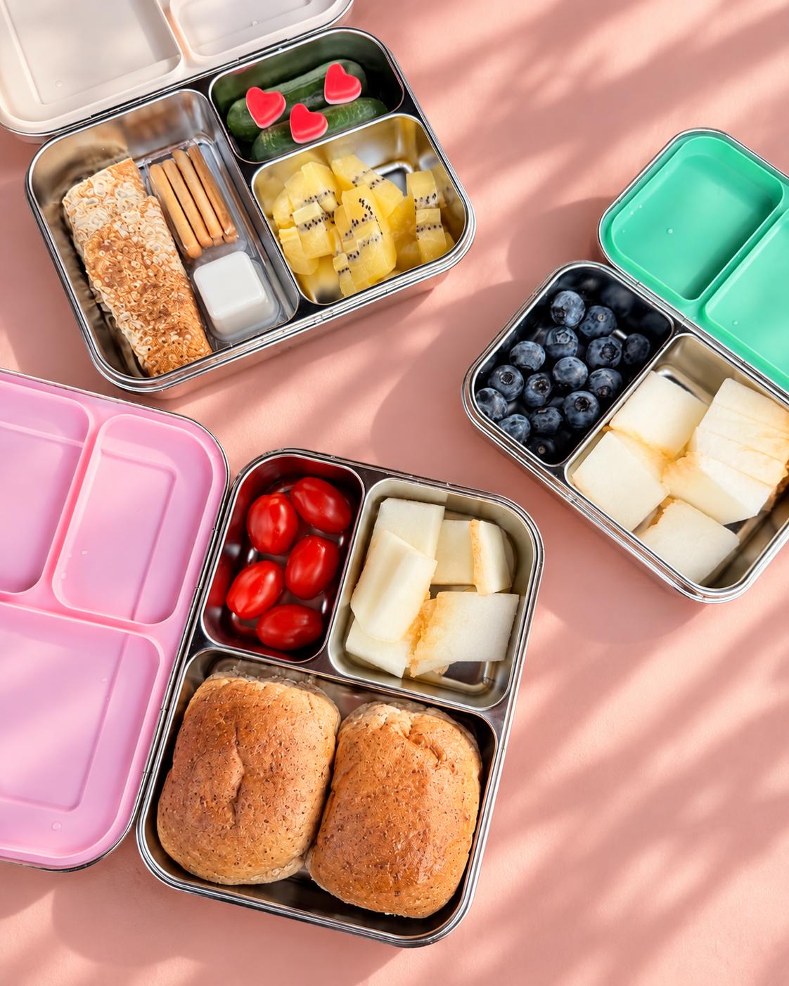 Mix & Match bundel — 2 RVS lunchboxen 