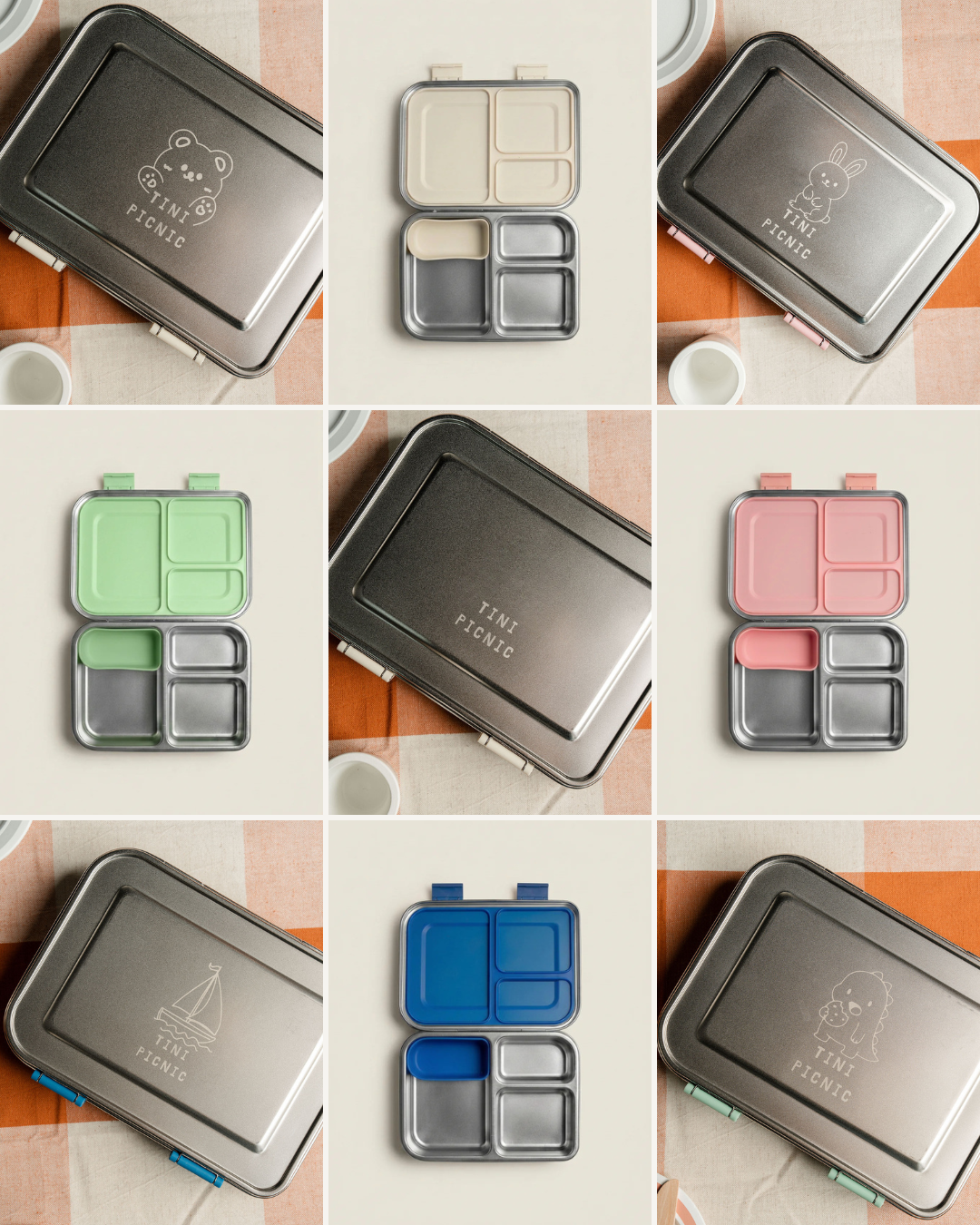 [PRE-ORDER] Mix & Match bundel — 2 RVS lunchboxen 
